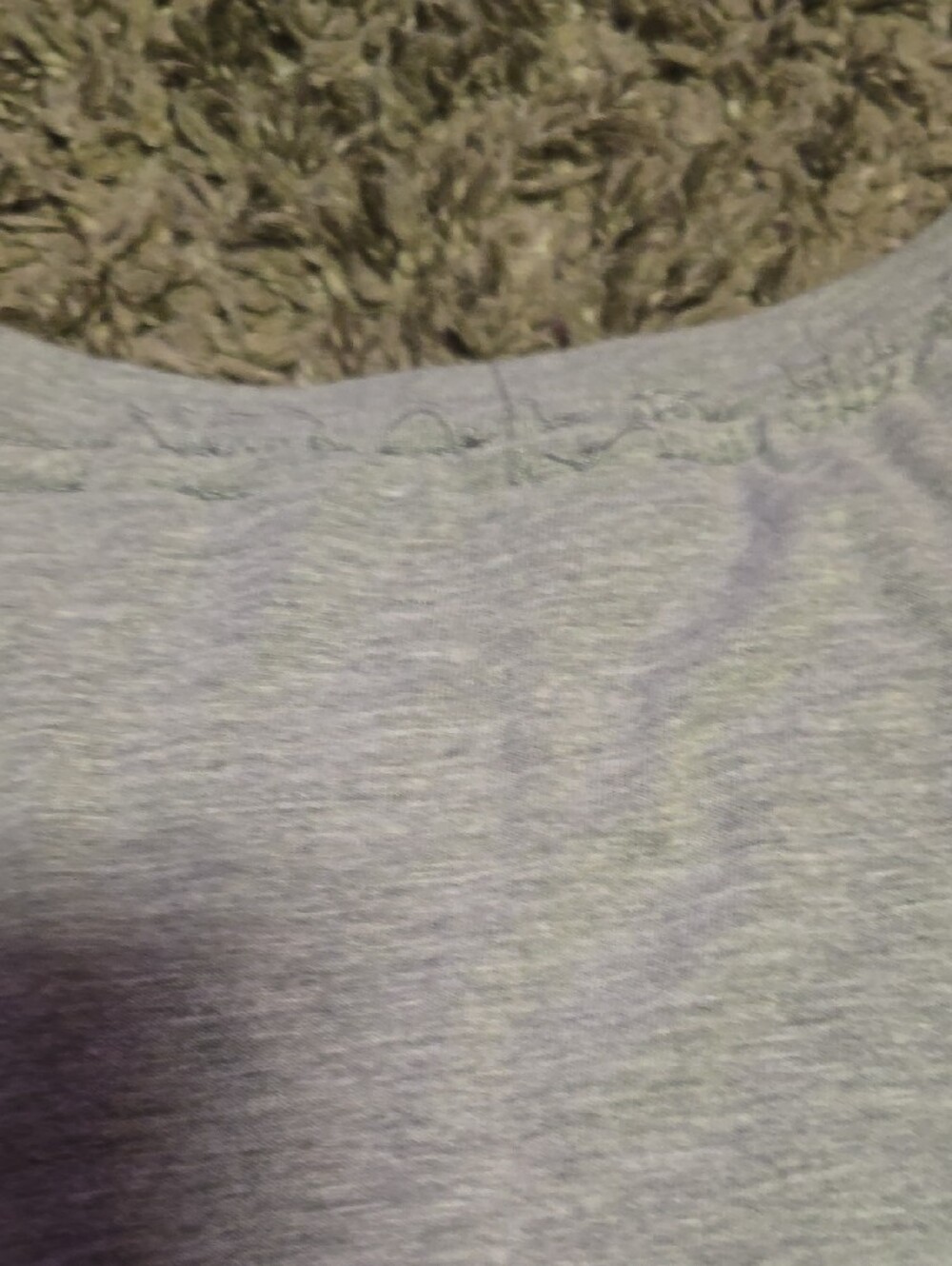True Religion Light Gray Long Sleeve Logo Tee with Sleeve Graphics - Picture 8 of 8